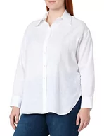 Bluzki damskie - Seidensticker Damska bluzka z długim rękawem, regularny krój, biała, 38, biały, 38 - miniaturka - grafika 1
