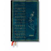 Paperblanks Kalendarz książkowy mini 2021 12M Schubert