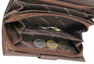 Portfel Damski Skórzany JENNIFER JONES Skóra Licowa Duży Z Suwakiem 5686 - Portfele - miniaturka - grafika 12