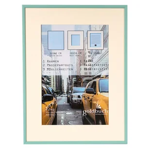 Ramka na jedno zdjęcie plakat 30x40 pp 20x30 miętowe wykończenie ze szkłem - Ramki na zdjęcia - miniaturka - grafika 1