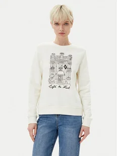 KARL LAGERFELD Bluza A2W20057 Écru Regular Fit - Bluzy damskie - miniaturka - grafika 1