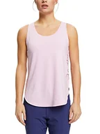 Koszulki i topy damskie - ESPRIT Damska koszulka BCI top na ramiączkach/Cami Shirt, liliowa, L, fioletowy, L - miniaturka - grafika 1