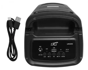 Głośnik bluetooth LTC  RGB 2x3`` USB/SD/AUX 4000mAh - Głośniki przenośne - miniaturka - grafika 2