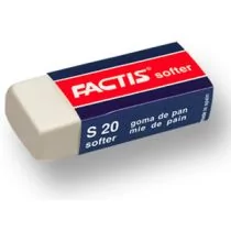 Factis Gumki S-20 chlebowe 20szt) - Przybory szkolne - miniaturka - grafika 1