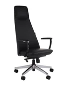 Fotele i krzesła biurowe - Fotel gabinetowy Nozo skórzany - miniaturka - grafika 1