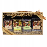 ZESTAW KWIATÓW JADALNYCH RÓŻY JAŚMINU ŚLAZU CHABRU SUPER PREZENT