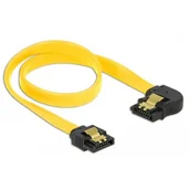 Kable komputerowe i do monitorów - Delock SATA kątowy 20cm Żółty 82824 - miniaturka - grafika 1