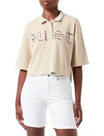 Koszulki i topy damskie - Just Cavalli Damska koszulka polo Donna, biały, L - miniaturka - grafika 1