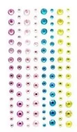 Zabawki kreatywne - Kryształki samoprzylepne Pastel sweeties 120szt - Dalprint - miniaturka - grafika 1