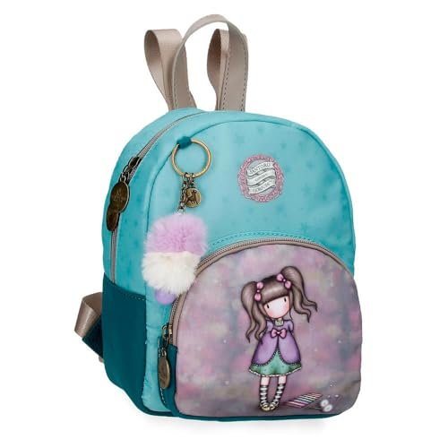 Gorjuss A Whispered Key Plecak Chodzący Wielobarwny 19x24x10 cm Nylon 4,56L, Biały, Talla única, Plecak turystyczny