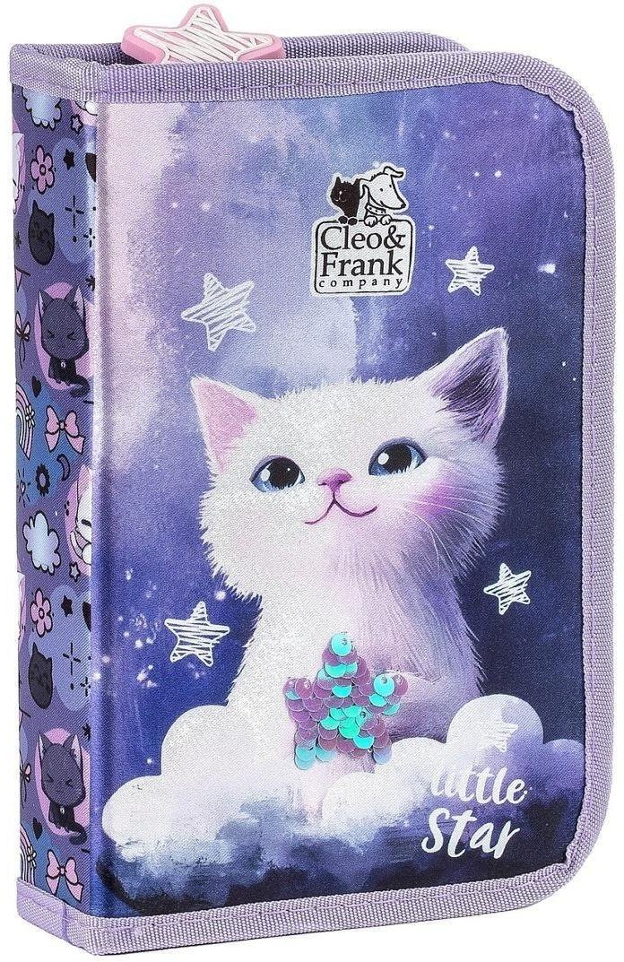 Piórnik Derform PIORNIK 1ZAM 2KLAP WYP CLEO I FRANK 47 DERF FOL