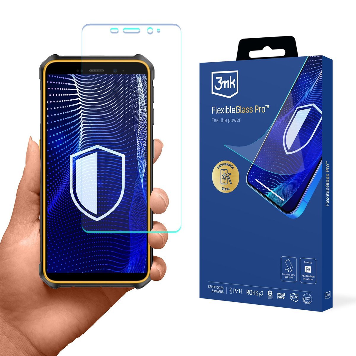 Szkło hybrydowe na Ulefone Armor X12 / X12 Pro - 3mk FlexibleGlass Pro