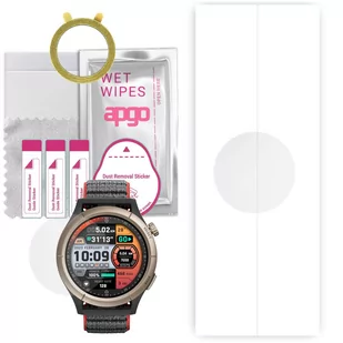 1x Folia hydrożelowa do Amazfit Cheetah Pro - apgo Smartwatch Hydrogel Protection Ochrona na ekran smartwatcha - Akcesoria do smartwatchy - miniaturka - grafika 1