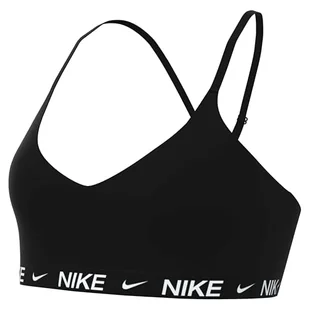 Nike Damski biustonosz sportowy Dri-Fit Indy Light Support Bra, Black/Black/White, FD1062-011, 2XL - Biustonosze - miniaturka - grafika 1