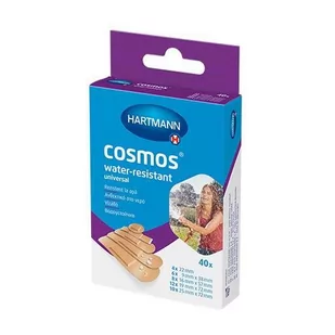 Hartmann DermaPlast Wodoodporne plastry 5 rozmiarów, 40 sztuk - Apteczki i materiały opatrunkowe - miniaturka - grafika 1