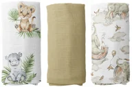 Pieluchy - PIELUCHY MUŚLINOWE PIELUSZKI PREMIUM ZESTAW 3szt 60x75cm PRODUKT POLSKI - miniaturka - grafika 1
