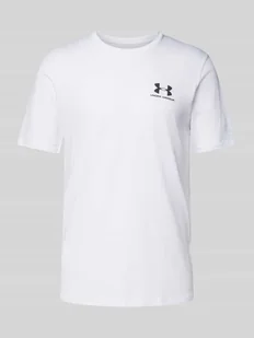 T-shirt z nadrukiem z logo - Koszulki męskie - miniaturka - grafika 1