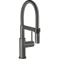Baterie kuchenne - Villeroy & Boch Steel Expert Compact V&B bateria zlewozmywakowa czarny matowy 92730005 927300005 - miniaturka - grafika 1