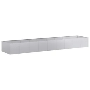 vidaXL Doniczka 360x80x40 cm Stal ocynkowana - Donice - miniaturka - grafika 1