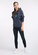 Bluzy damskie - ocy Damska bluza z kapturem 82733591, ciemnoniebieska, M, granatowy, M - miniaturka - grafika 1