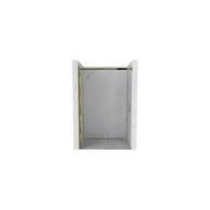 Ścianki i drzwi prysznicowe - Mexen Omega Drzwi Prysznicowe 100 cm 8 mm Gold - miniaturka - grafika 1