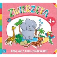 Książki edukacyjne - Baw się z nami naklejkami Zwierzęta 4+ Agnieszka Bator - miniaturka - grafika 1