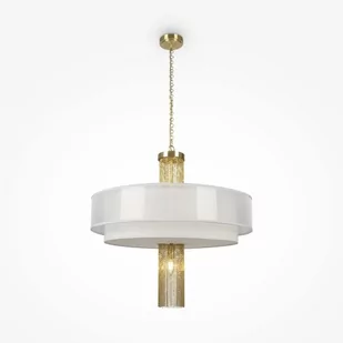 Lampa wisząca glamour Impressive MOD151PL-05G łańcuchy złote - Lampy sufitowe - miniaturka - grafika 1