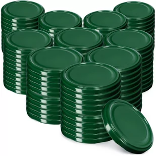 Metalowe wieczka do słoików Valsta 100 szt. 66mm zielone - Pojemniki kuchenne - miniaturka - grafika 1