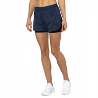 Spodenki damskie - Damskie szorty do biegania Adidas 2w1 Xxs - miniaturka - grafika 1