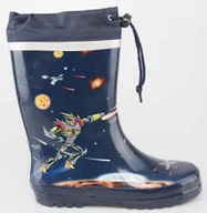 Buty dla dziewczynek - Beck Kalosze Dziecięce Granatowe Wzór 32 1Żcb - miniaturka - grafika 1