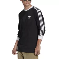 Koszulki sportowe męskie - Koszulka adidas Originals Adicolor Classics 3-Stripes Long Sleeve GN3478 - czarna - Adidas - miniaturka - grafika 1