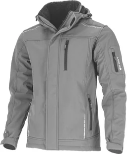 Kurtka softshell z kapt. ocieplana szara,"3xl", ce, lahti - Kurtki męskie - miniaturka - grafika 1