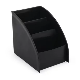 Szare plastikowe organizery łazienkowe zestaw 2 szt. – Hermia - Koszyki łazienkowe - miniaturka - grafika 1