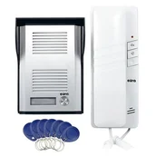 Domofony - Eura-Tech DOMOFON ADP-41A3 REMOTO (RL-3203ID) z funkcją breloka zbliżeniowe - miniaturka - grafika 1