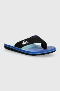 Buty dla chłopców - Quiksilver japonki dziecięce MOLO LAYBACK kolor niebieski - grafika 1