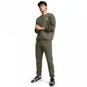 Spodnie męskie - Męskie spodnie dresowe Under Armour UA Icon Fleece Jogger Taping - zielone - miniaturka - grafika 1