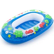 Materace dmuchane i koła do pływania - Ponton plażowy do pływania, Bestway, 102x69 cm, niebieski - miniaturka - grafika 1