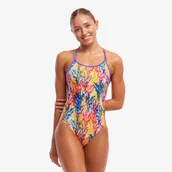 Stroje kąpielowe - FUNKITA Strój kąpielowy damski jednoczęściowy DIAMOND BACK ONE PIECE strike a posy - miniaturka - grafika 1