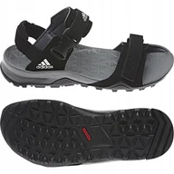 Sandały męskie - Sandały męskie sportowe adidas Cyprex Ultra Sandal B44191 czarne 47 - miniaturka - grafika 1