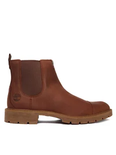 Timberland Sztyblety TB0A29N5F131 Brązowy - Botki męskie - miniaturka - grafika 1