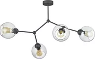 Lampy sufitowe - TK Lighting Lampa sufitowa Fairy 4 punktowa czarna 2730 - 2730 - miniaturka - grafika 1