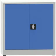 Pozostałe wyposażenie warsztatu - PARTNER B2B Warsztatowa szafa półkowa na narzędzia KOVONA JUMBO, 1 półka, spawana, 800 x 500 x 800 mm, szara / niebieska 178637 - miniaturka - grafika 1