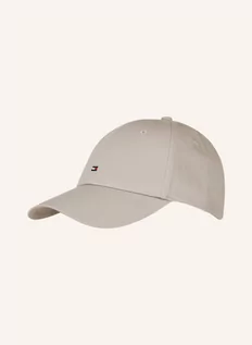 Czapki damskie - Tommy Hilfiger Czapka Z Daszkiem beige - grafika 1