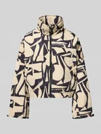 Kurtki damskie - Oversized kurtka koszulowa z wzór na całej powierzchni Model 'BETTY BATSLEEVE' - miniaturka - grafika 1