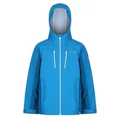 Kurtki i płaszcze dla dziewczynek - Regatta Unisex dzieci junior kalderdale' siatka z podszewką wodoodporna oddychająca kurtka z kapturem kurtki wodoodporne muszelki Niebieski astr/benzynowy niebieski 13 Lata - miniaturka - grafika 1