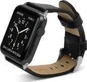 Akcesoria do smartwatchy - X-doria Pasek X-Doria Lux Apple Watch 38mm czarny/black 23821 - miniaturka - grafika 1