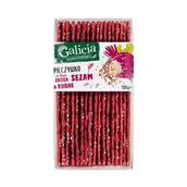 Pieczywo chrupkie - Pieczywko chrupkie 3 ziarna sezam i burak 130 g Galicia - miniaturka - grafika 1