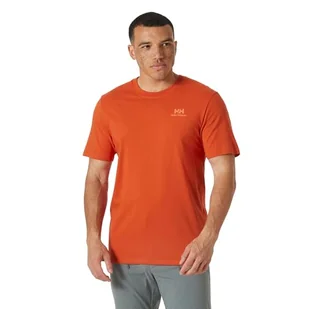 Helly Hansen Męska koszulka Nord Graphics, Patrol Orange, M - Koszulki męskie - miniaturka - grafika 1
