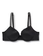 Biustonosze - Calvin Klein Biustonosz damski Push-Up Plunge z obręczami, czarny (czarny), 75D (34D), czarny - miniaturka - grafika 1