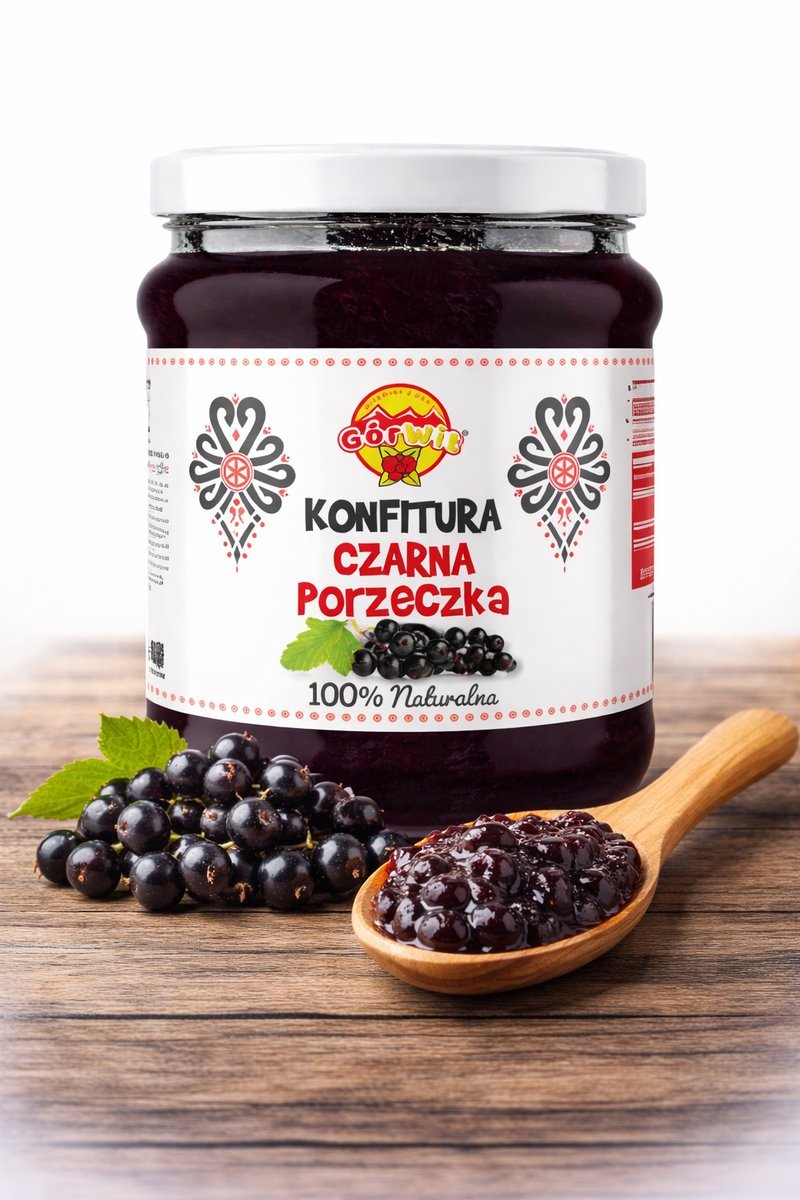 KONFITURA Z CZARNEJ PORZECZKI 310g